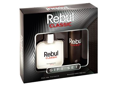 REBUL MEN EDT 100ML+DEO CLASSIC