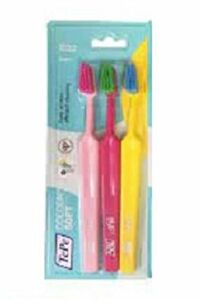 Tepe Günlük Diş Fırçası Select Colour Soft 3'lü - Fuşya & Sarı & Pembe