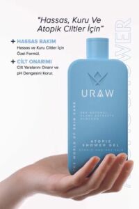 Uraw Atopik Duş Jeli Hassas Kuru ve Atopik Ciltler İçin Yoğun Onarıcı Duş Jeli 250 ml