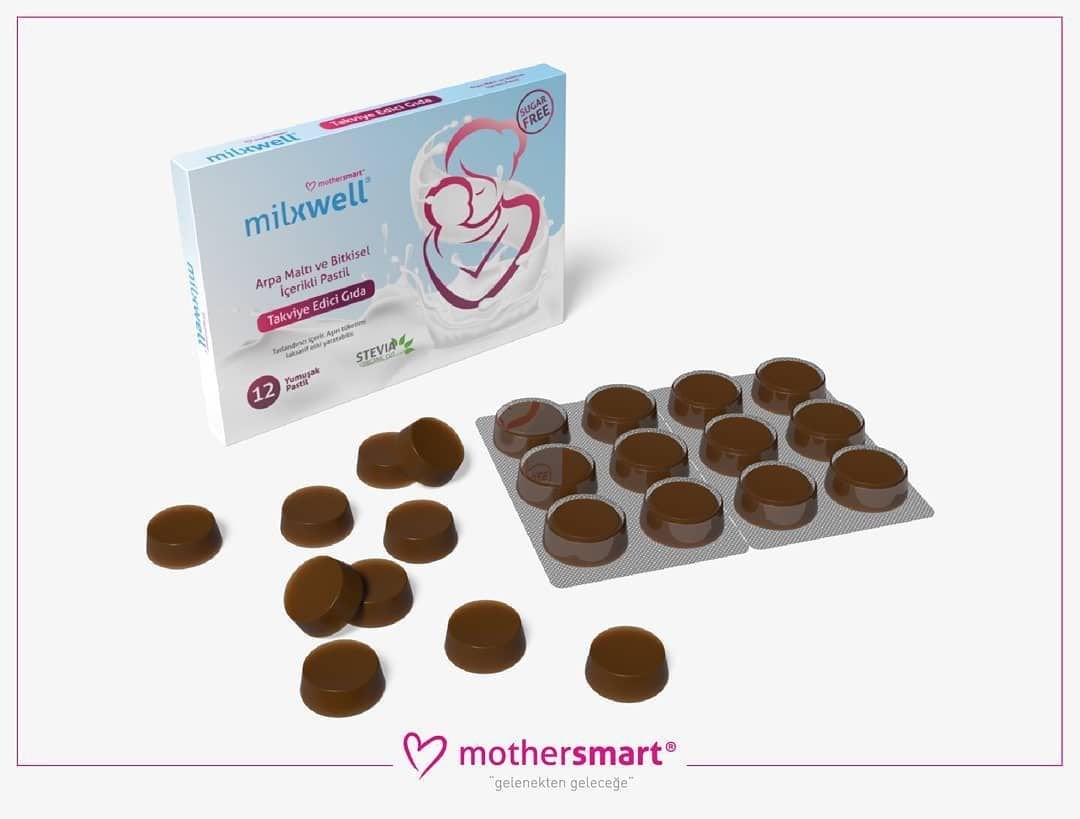 Milxwell Arpa Maltı Bitkisel 24lü Çiğnenebilir Pastil