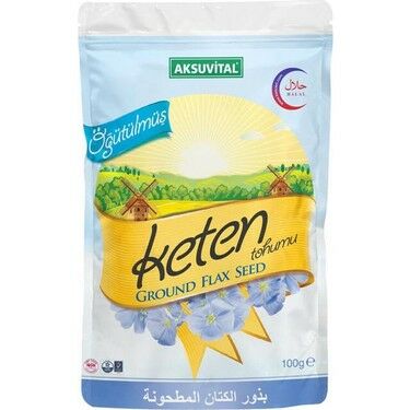 Aksuvital Öğütülmüş Keten Tohumu 100 gr