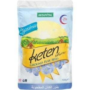 Aksuvital Öğütülmüş Keten Tohumu 100 gr