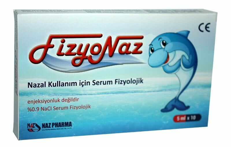 Naz Pharma Fizyonaz Serum Fizyolojik 5 ml 20 Flakon