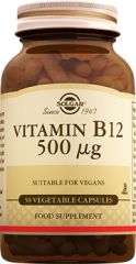 Solgar Vitamin B-12 500 Mcg 50 Kapsül