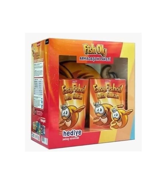 Easyfishoil Beta Glukan Çiğnenebilir 30 Jel Form 2'li - Peluş Oyuncak Hediyeli