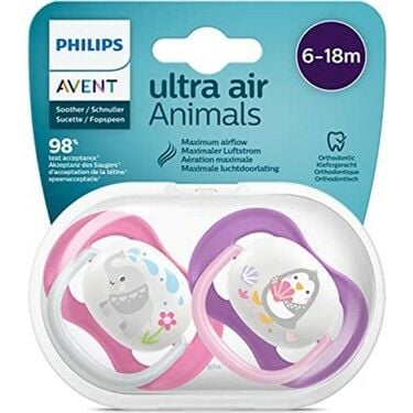 Philips Avent  SCF080/08 Ultra Air Emzik Kız 6-18 Ay