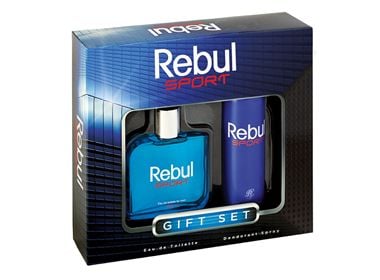 REBUL MEN EDT 100ML+DEO SPORT
