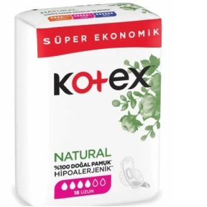 Kotex Natural Ultra Quadro Uzun  16X12