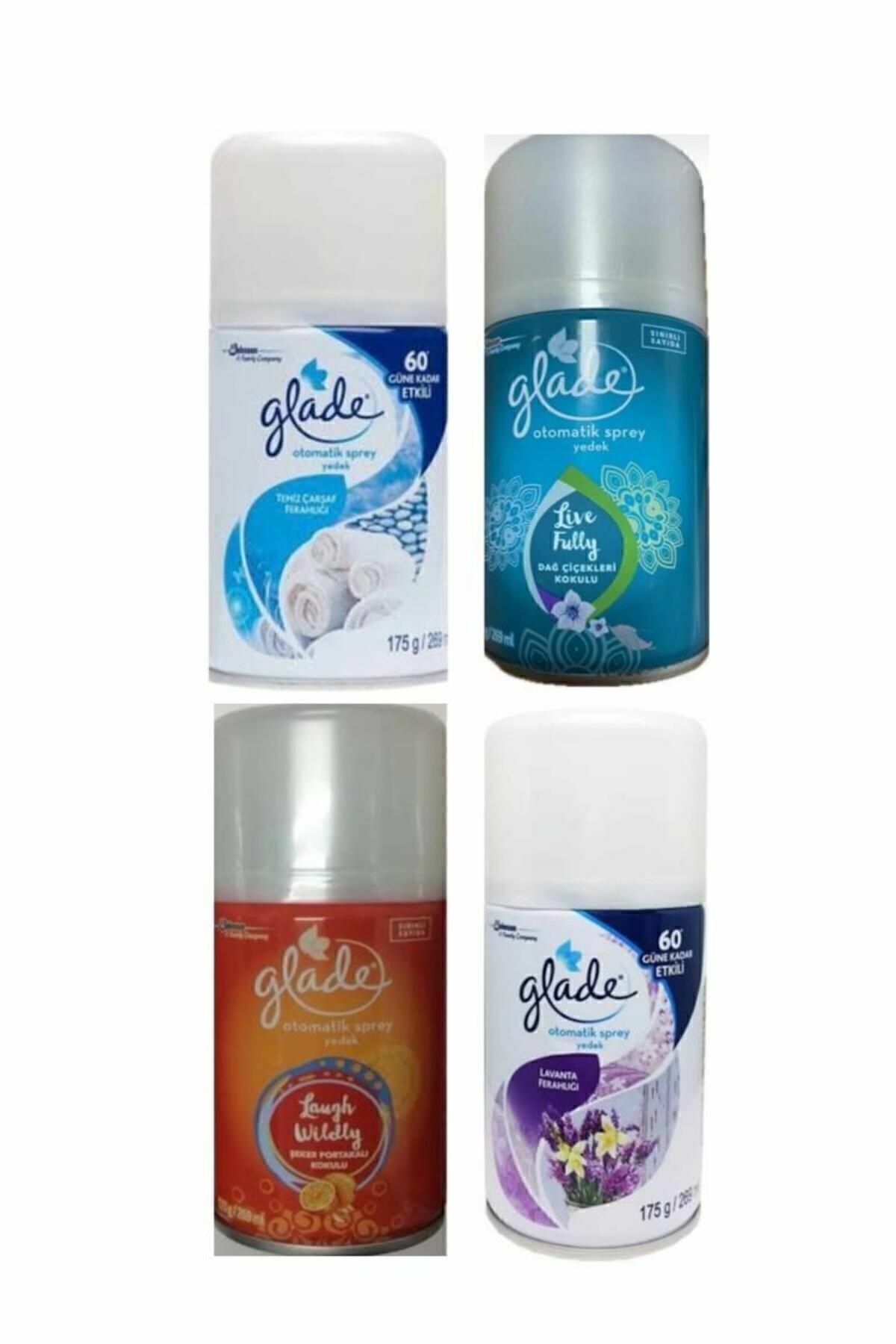 Glade Otomatik Sprey Yedek Set 4'lü