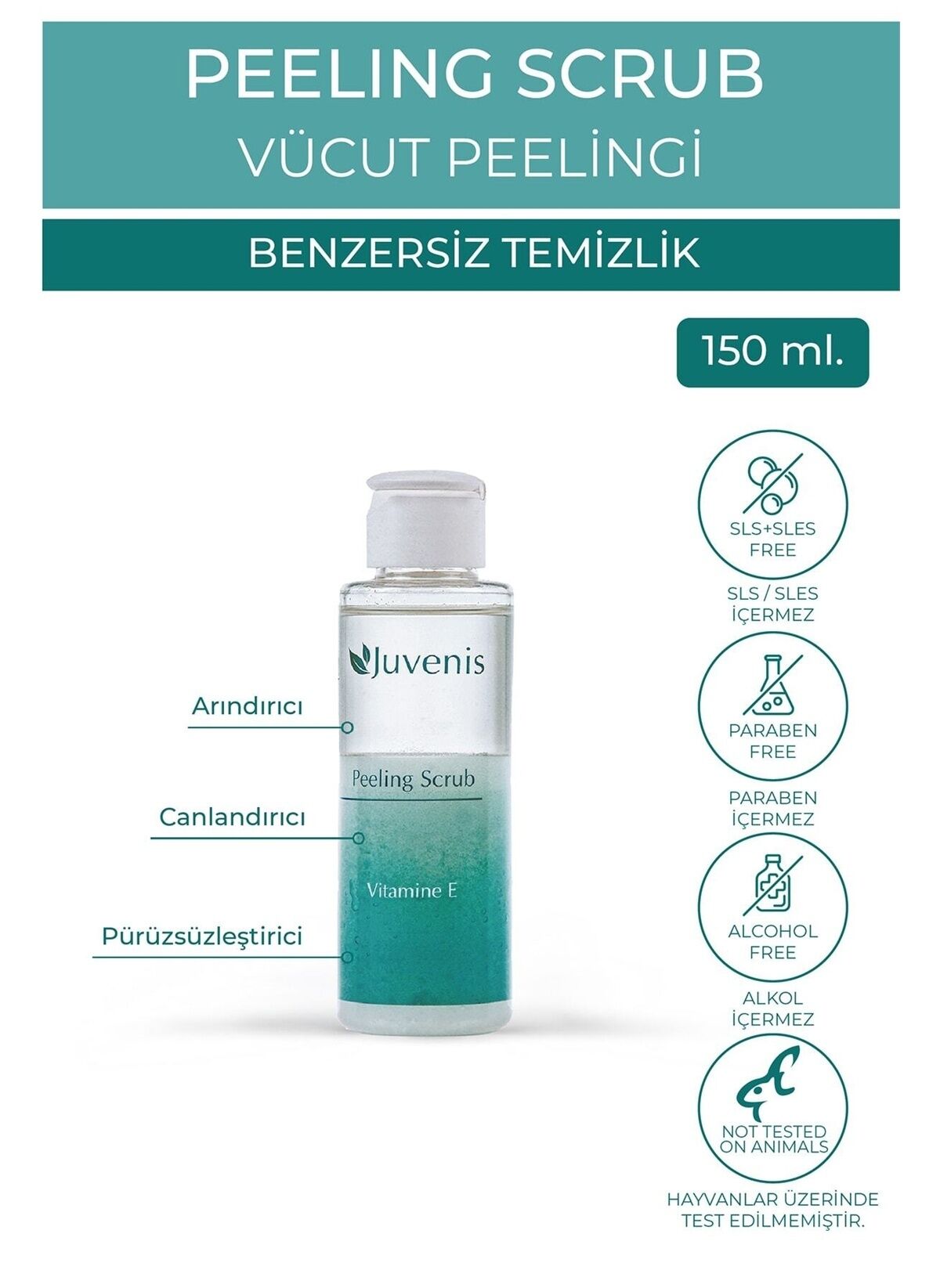 Juvenis Vücut Peelingi 150 ml