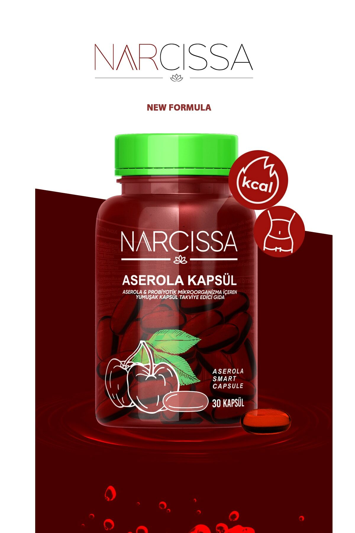 Narcissa Aserola Probiyotik 30 Kapsül