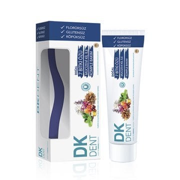DK Dent 7 Bitki Özlü Diş Macunu 75 ml - Diş Fırçası Hediyeli