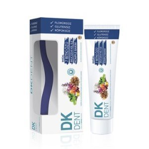 DK Dent 7 Bitki Özlü Diş Macunu 75 ml - Diş Fırçası Hediyeli