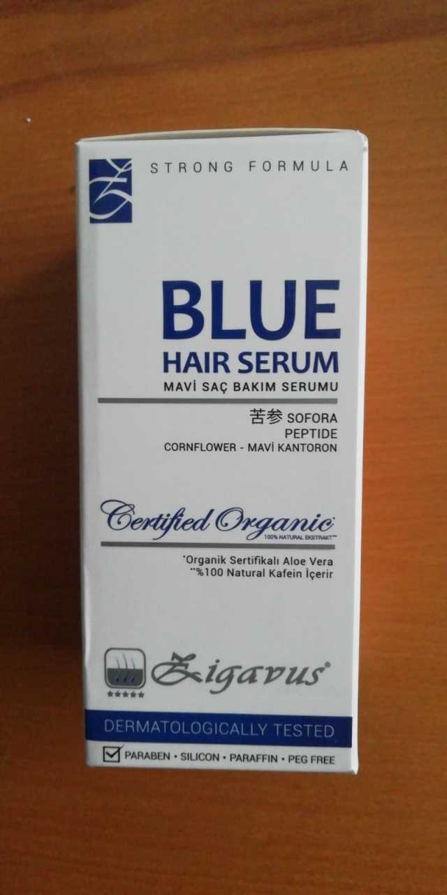 Zigavus Hair Mavi Saç Bakım Serumu 33 ml