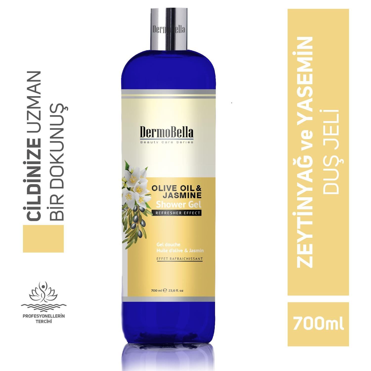 DermoBella Zeytinyağı ve Yasemin Özlü Duş Jeli 700 ml