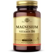 SOLGAR MAGNESIUM WITH VITAMIN B6 100 TAB.