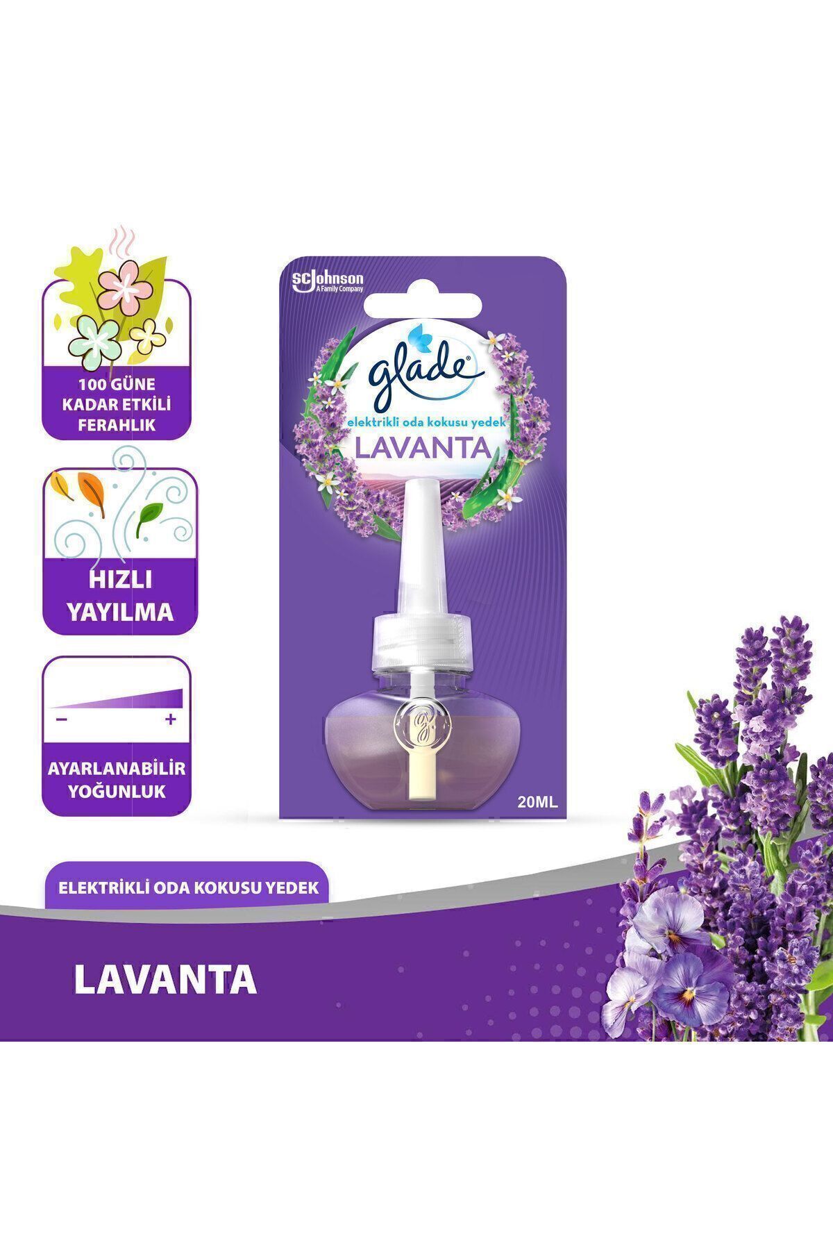 Glade Elektrikli Oda Kokusu Yedek - Lavanta