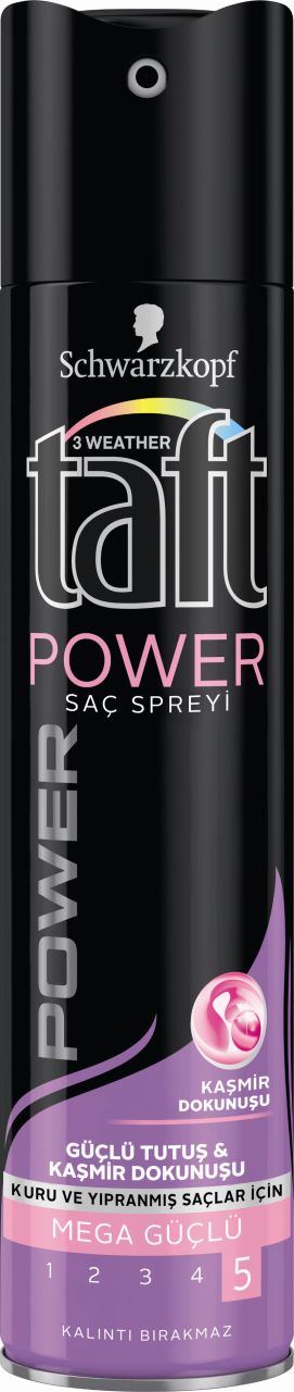 TAFT SPRAY POWER CASHMERE ( MEGA GUCLU )