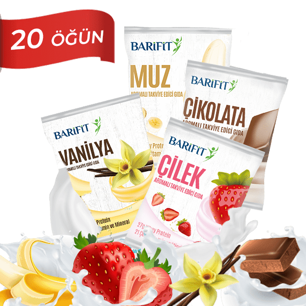 Barifit Protein Tozu Vanilyalı 20'li