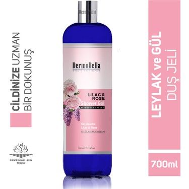 DermoBella Leylak ve Gül Duş Jeli 700 ml