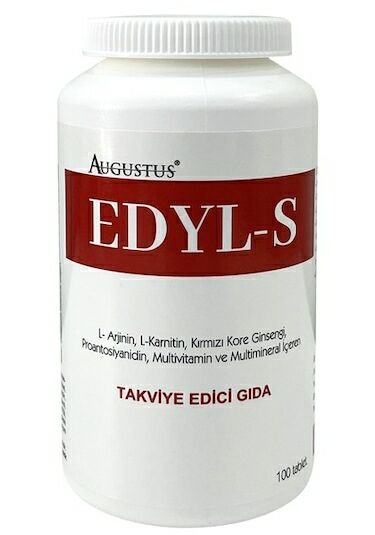 Edyl L-Arjinin L-Karnitin Takviye Edici Gıda 100 Tablet