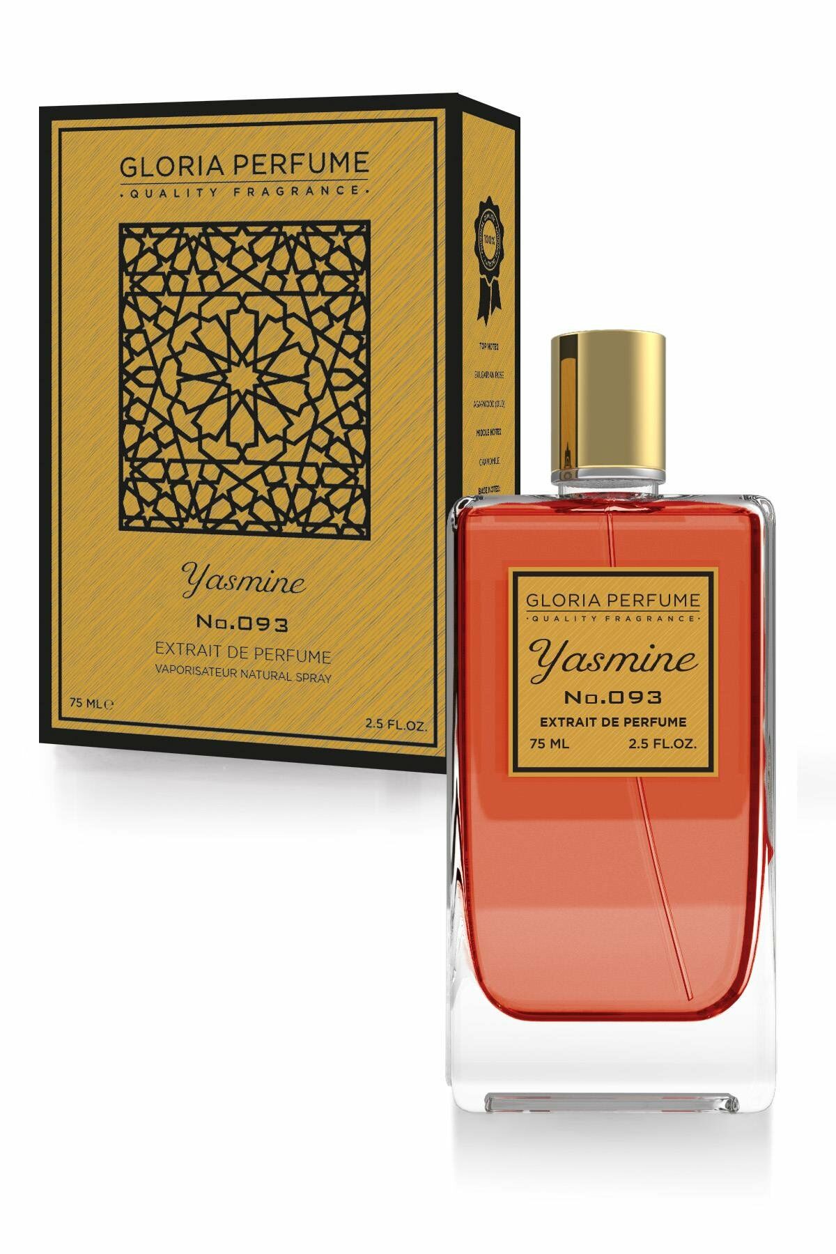 Gloria Perfume Yasmine Unisex EDP 75 ml