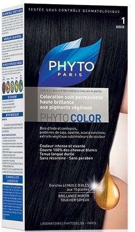 Phyto Color Saç Boyası 1 Black (Siyah)