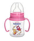 Bambino T-065 Kulplu Biberon 150 ml - Pembe