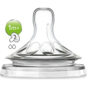 Avent Biberon Emzik Natural 1 Ay+ 2 Delik 2'li