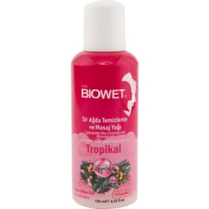 Biowet Sir Ağda Temizleme ve Masaj Yağı 125 ml - Tropikal