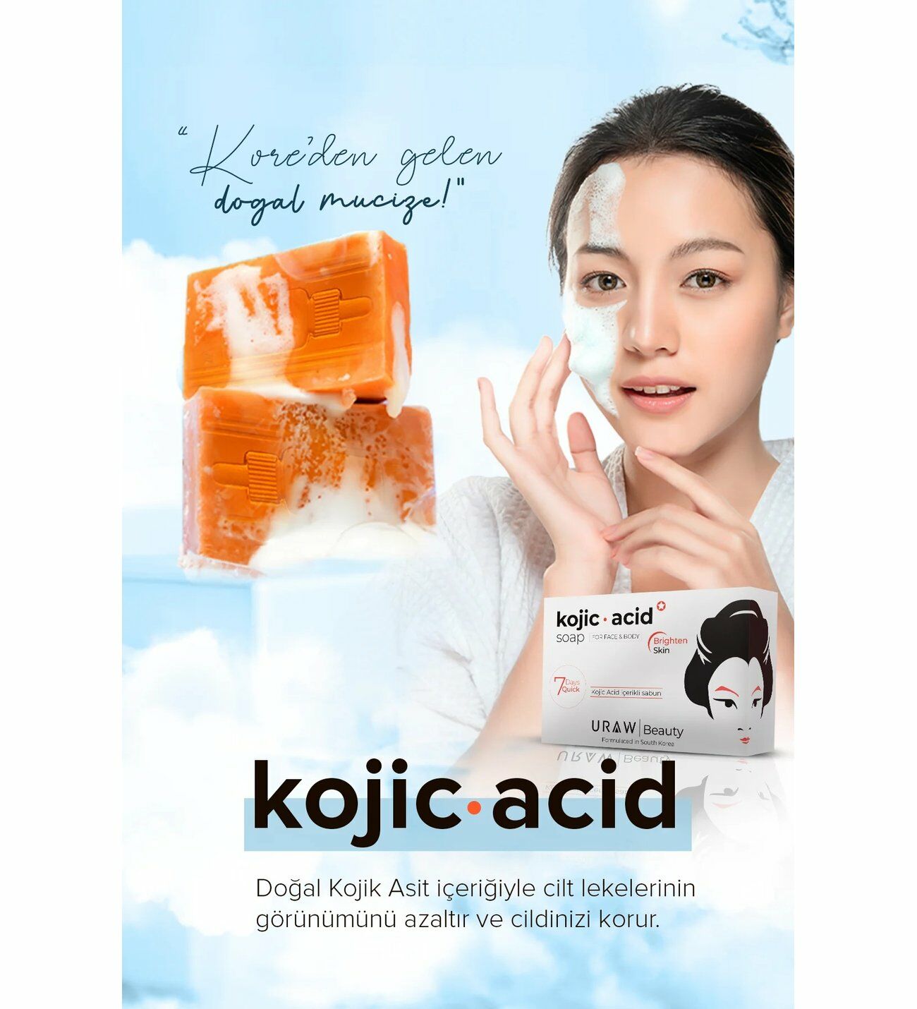 Kojic Acit Sabun Uraw 100 gr