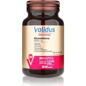 Validus Exclusive Glutathione 250 mg + Liposomal Koenzim Q10 30 Kapsül