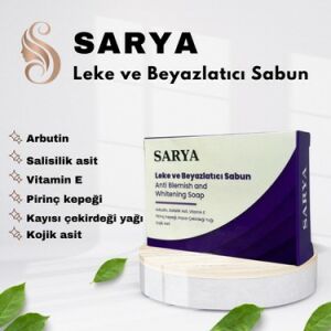 Sarya Leke ve Beyazlatıcı Arbutin Salisilik Asit Kojik Asit Vitamin E Sabun 100 gr