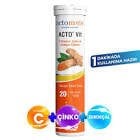 Actovit C Çinko + Zerdeçal 20'li Efervesan Tablet