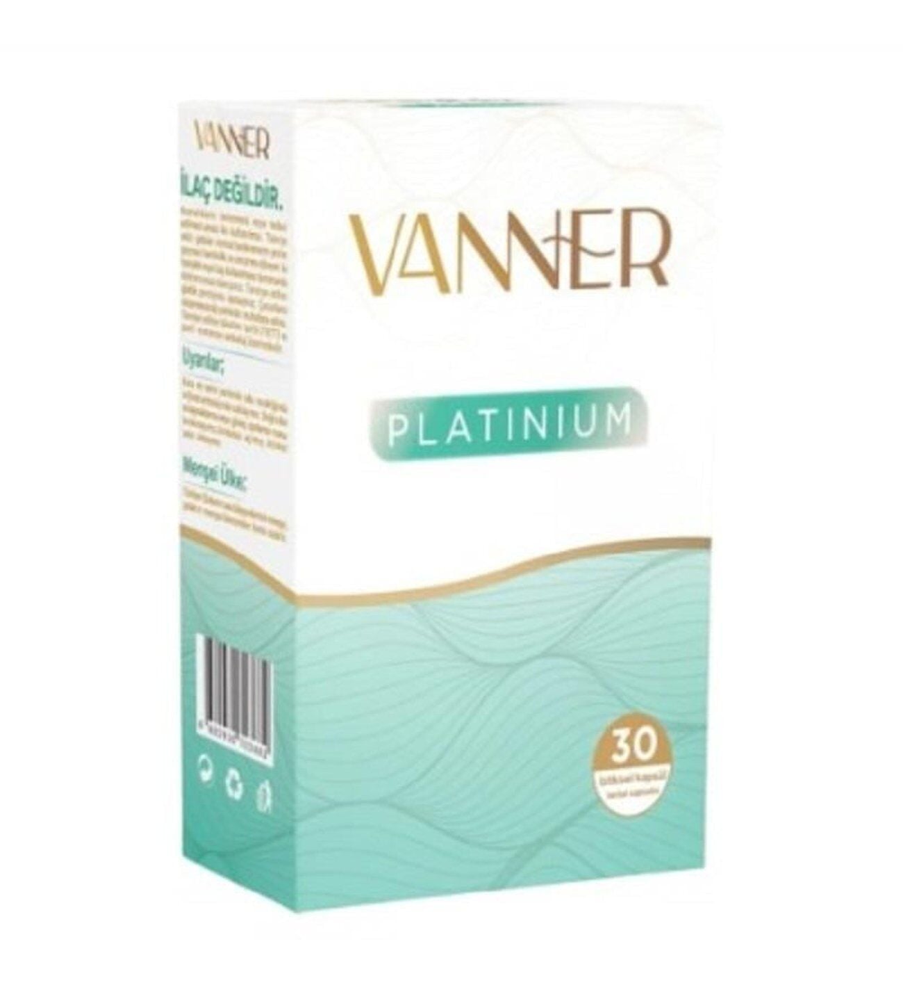 Vanner Pharma İlaç Vanner Platinum Hair Body Multivitamin 30 Bioactive Capsules