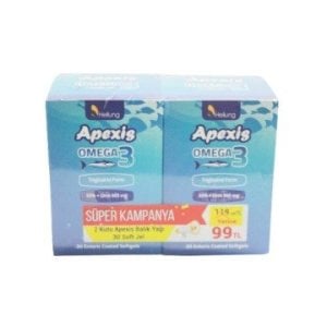 Apexis Omega3 Soft Gel 30 Kapsül İkili Set