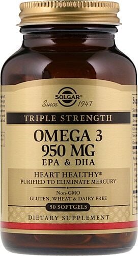 Solgar Omega-3 950 mg 50 Kapsül