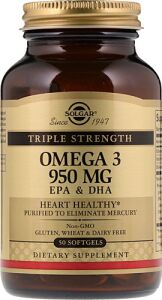 Solgar Omega-3 950 mg 50 Kapsül