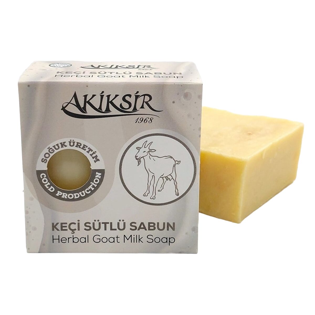 Akiksir Keçi Sütlü Bitkisel Sabun 140 gr