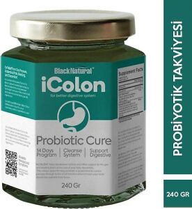 Black Natural Icolon Probiotic Cure 240 gr - 20 Adet