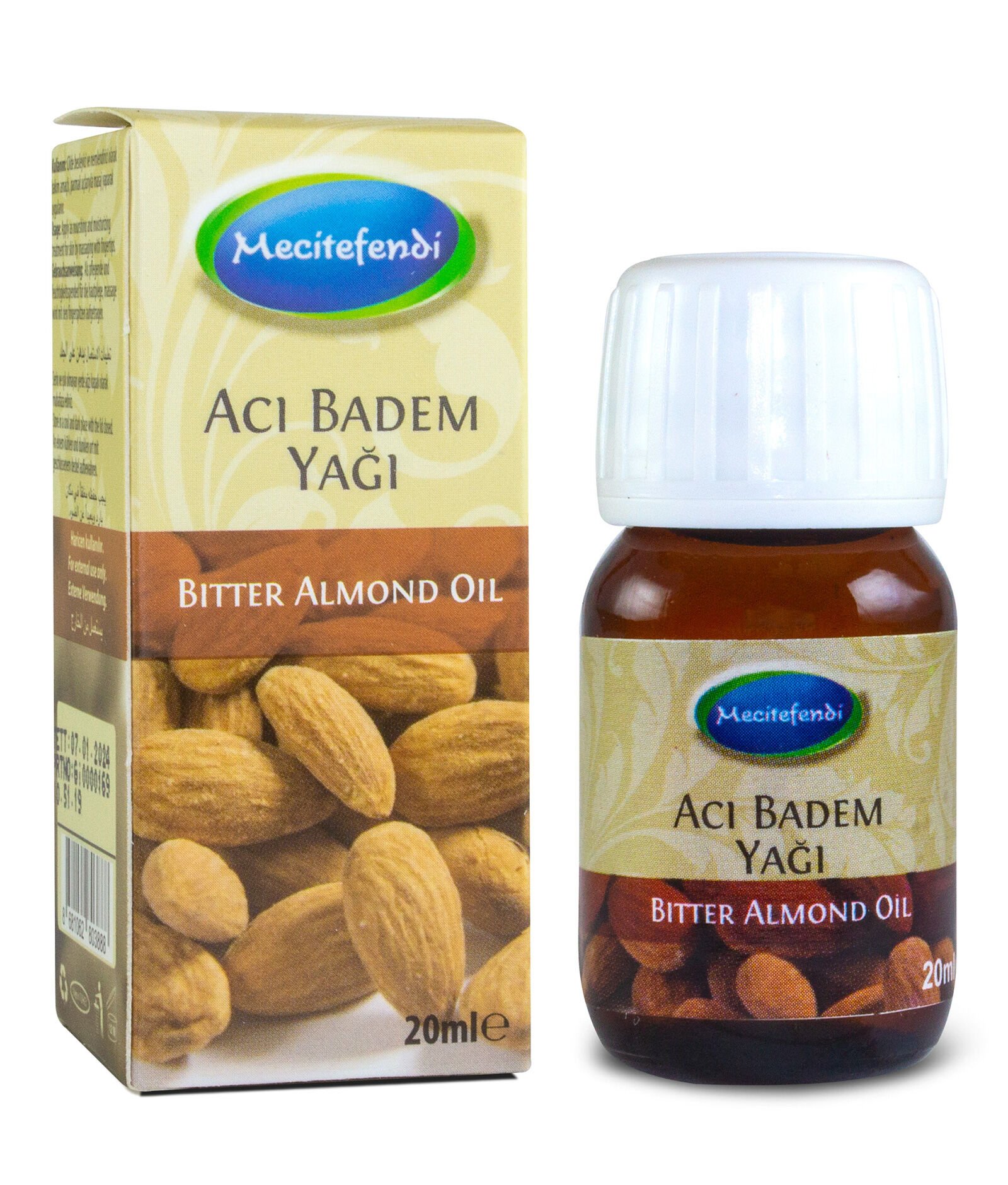 Mecitefendi Acı Badem Yağı 20 ml