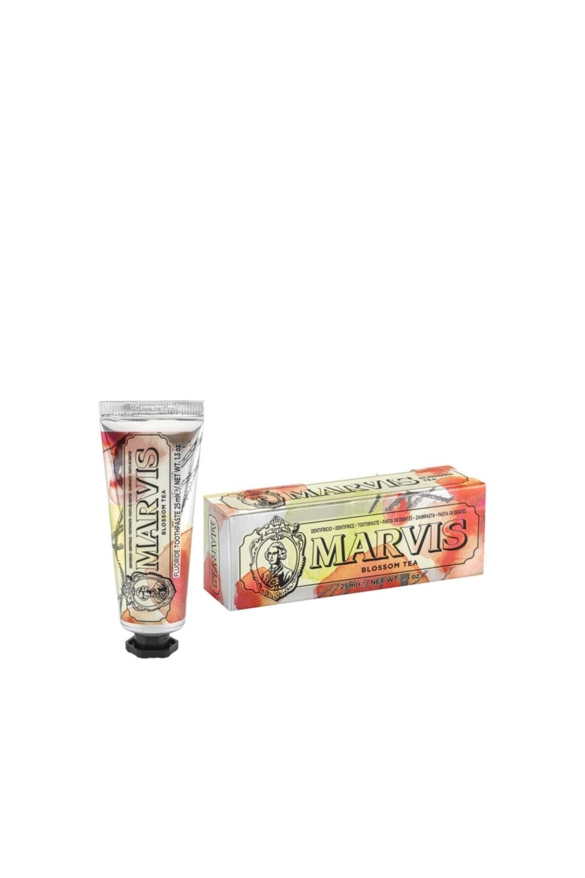 Marvis Diş Macunu Seti - Creamy Matcha Tea 25 ml + Earl Grey Tea 25 ml + Blossom Tea 25 ml