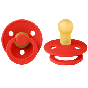Bibs Colour Kauçuk Emzik 0-6 Ay - Candy Apple