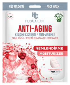 Hunca Care Maske Anti-Aging Kırışıklık Karşıtı Tüm Ciltler İçin 1 Adet