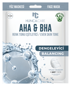 Hunca Care Maske Detox Aha & Bha Dengeleyici Tüm Ciltler İçin 1 Adet