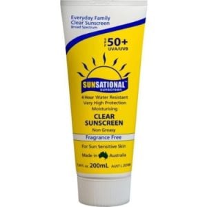 Sunsational Clear Sunscreen SPF50 200 ml