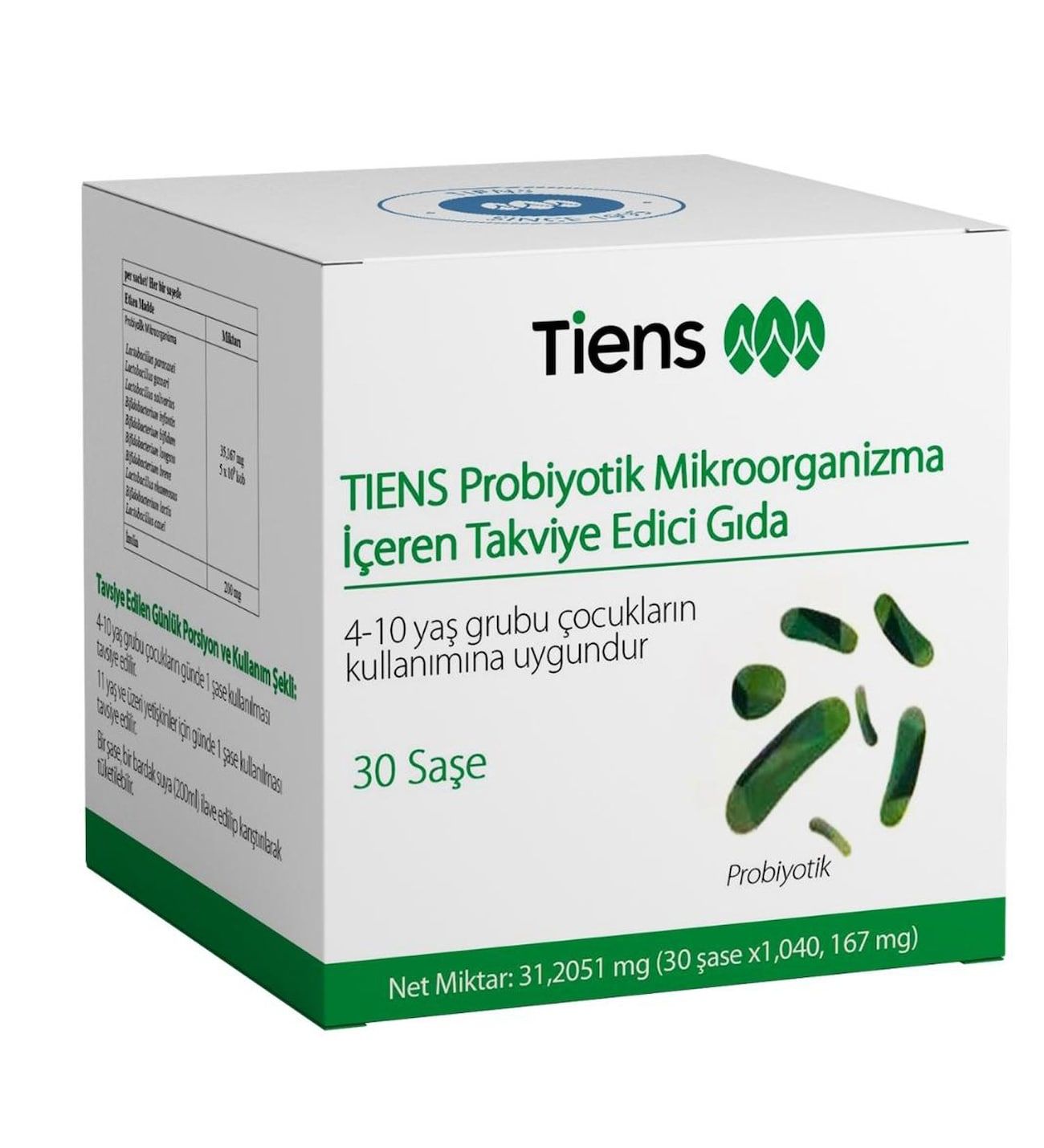 Tiens Probiyotik Mikroorganizma İçeren 30 Saşe