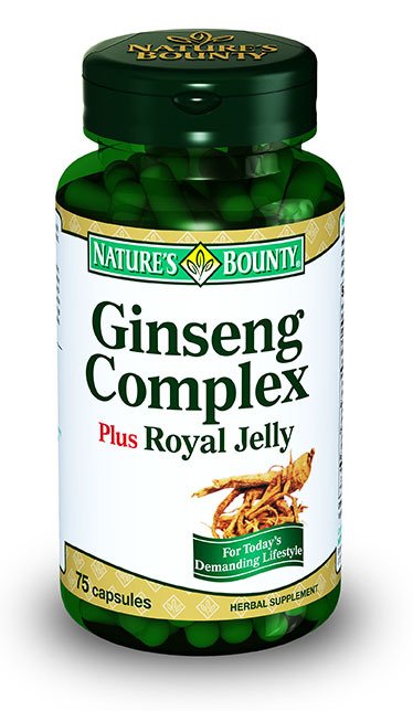 Nature'S Bounty Ginseng Complex Plus Royal Jelly 75 Kapsül