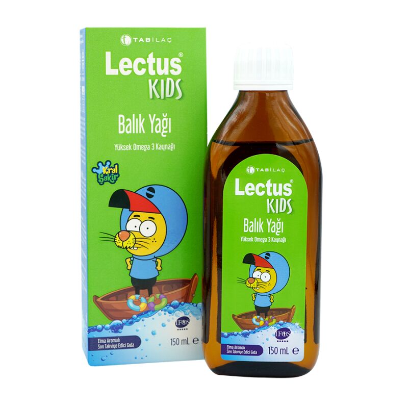 Lectus Kıds Balık Yagı Elma Aromalı