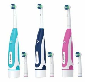 Schwartz SWTB 1110 Pilli Diş Fırçası Döner Başlıklı Yetişkin Su Yeşili